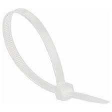 Cable Ties Natural 160 x 4.8mm Natural PACK 100
